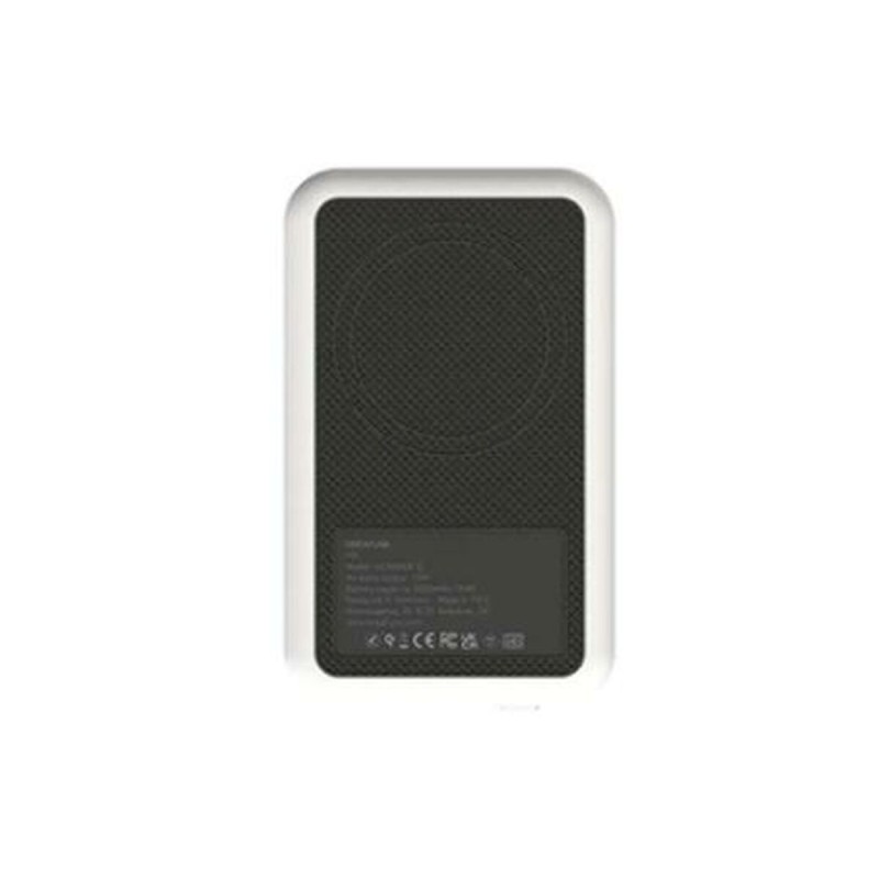 Power Bank con Caricabatterie senza fili Kreafunk Bianco 5000 mAh Power Bank con Caricabatterie senza fili Kreafunk Bianco 5000 mAh