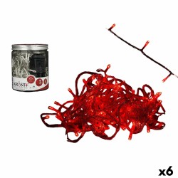 Ghirlanda di Luci LED Krist+ 8M100LED-R 3,6 W Rosso 8 m 10 x 11 x 10 cm (6 Unità)