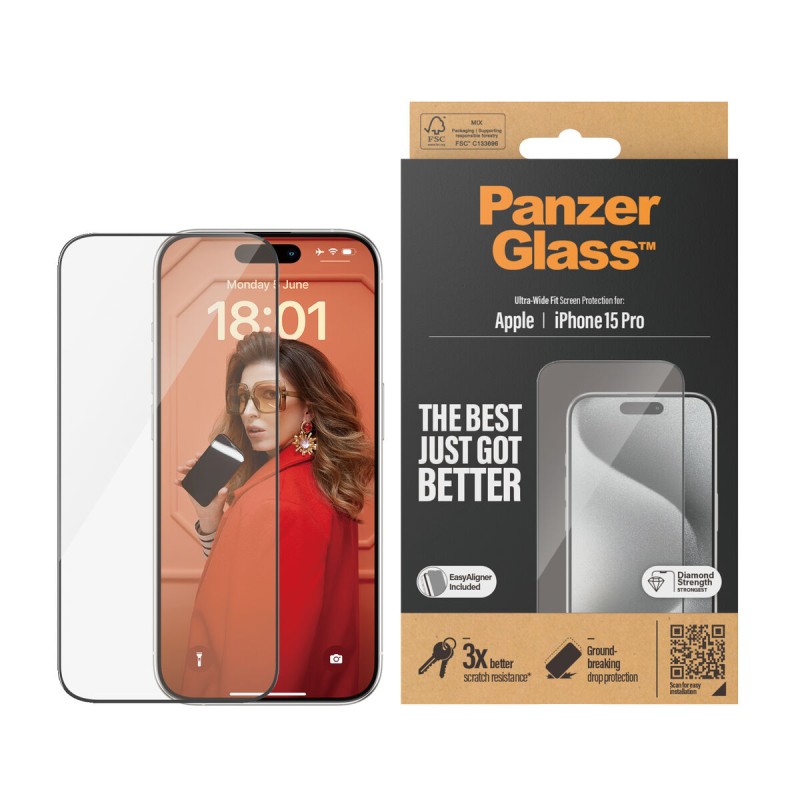 Protettore Schermo per Cellulare Panzer Glass 2810 Apple Protettore Schermo per Cellulare Panzer Glass 2810 Apple