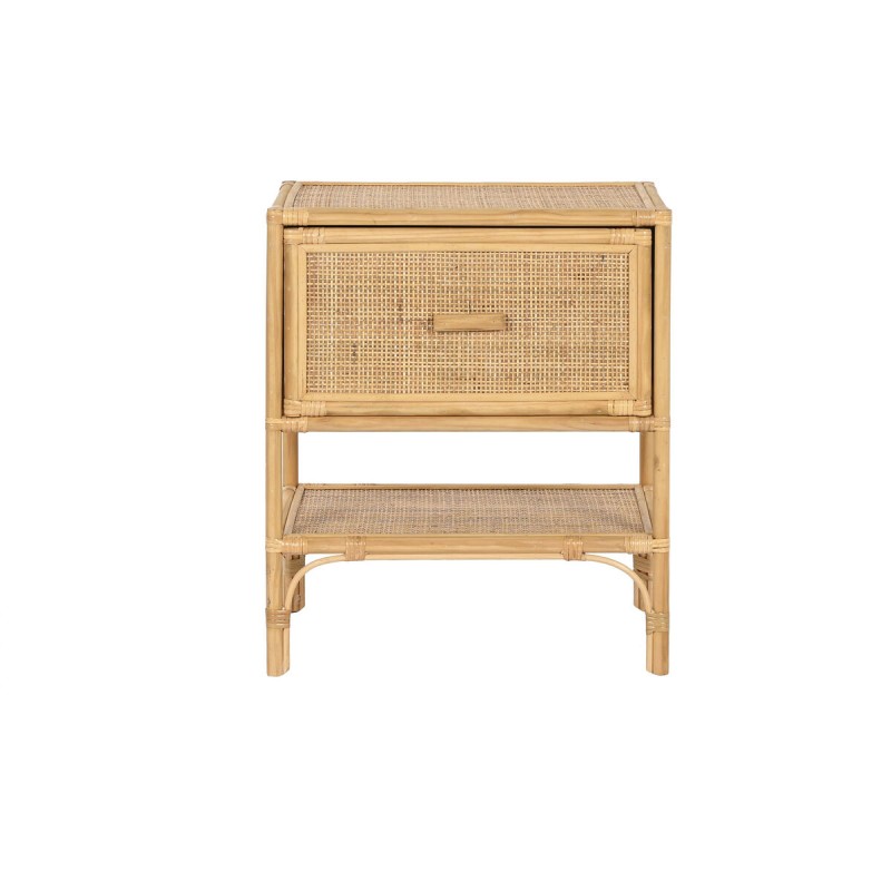 Comodino Home ESPRIT Marrone Rattan 47 x 30 x 55 cm Comodino Home ESPRIT Marrone Rattan 47 x 30 x 55 cm