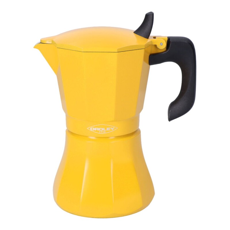 Caffettiera Italiana Oroley Petra Senape Alluminio 9 Tazze Caffettiera Italiana Oroley Petra Senape Alluminio 9 Tazze