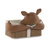 Set di Cestini Home ESPRIT Azzurro Marrone 43 x 33 x 32,5 cm 2 Pezzi