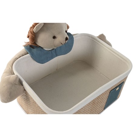 Set di Cestini Home ESPRIT Verde Naturale 40 x 32 x 27 cm 2 Pezzi