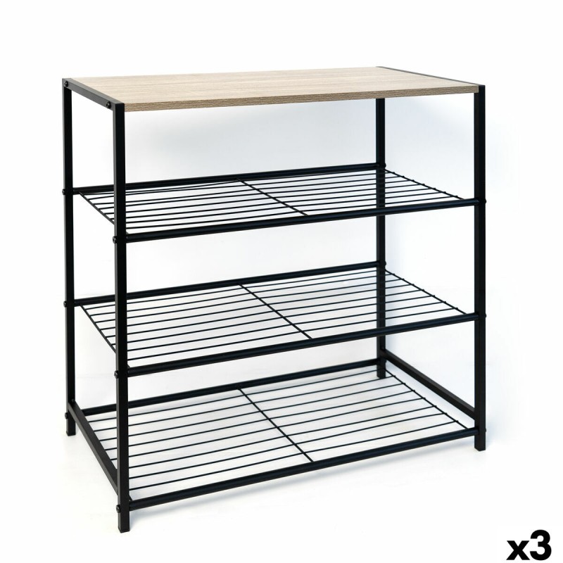 Scaffale Vinthera Moa Metallo Legno MDF 60 x 30 x 63,5 cm (3 Unità) Scaffale Vinthera Moa Metallo Legno MDF 60 x 30 x 63,5 cm (3 Unità)