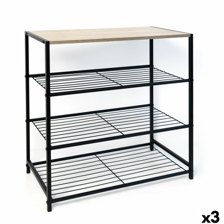 Scaffale Vinthera Moa Metallo Legno MDF 60 x 30 x 63,5 cm (3 Unità)