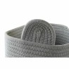 Cesta Decorativa DKD Home Decor Bianco Grigio Per bambini Orso 25 x 25 x 37 cm (2 Unità)