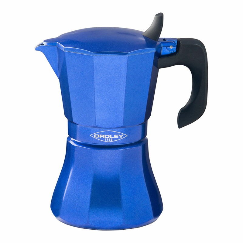 Caffettiera Italiana Oroley Petra Azzurro Alluminio 6 Tazze Caffettiera Italiana Oroley Petra Azzurro Alluminio 6 Tazze