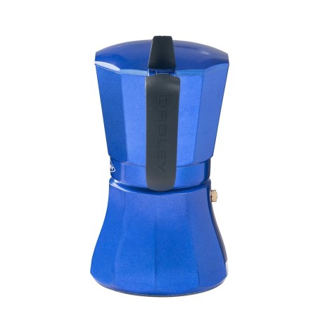 Caffettiera Italiana Oroley Petra Azzurro Alluminio 6 Tazze