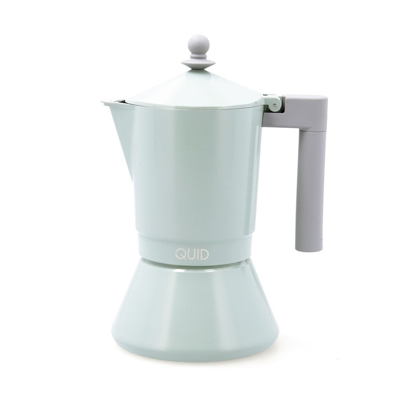 Caffettiera Italiana Quid Ozon Verde Metallo 9 Tazze Caffettiera Italiana Quid Ozon Verde Metallo 9 Tazze