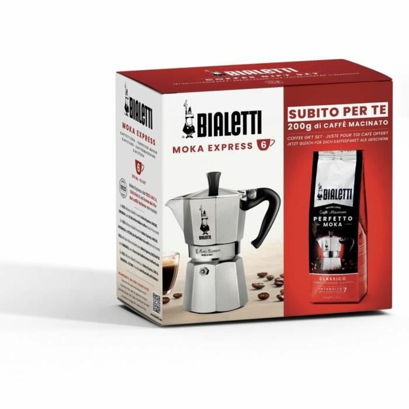 Caffettiera Italiana Bialetti Moka Classico Grigio Caffettiera Italiana Bialetti Moka Classico Grigio