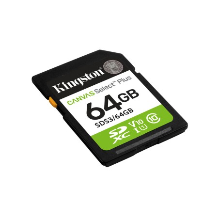 Scheda Di Memoria Micro SD con Adattatore Kingston SDS3/64GB 64 GB