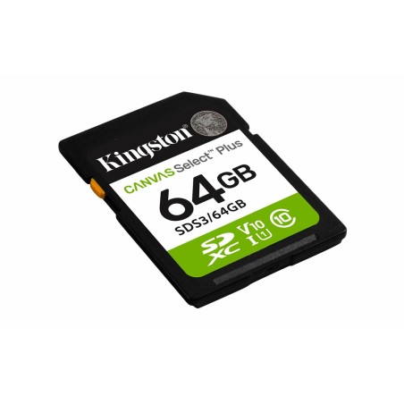 Scheda Di Memoria Micro SD con Adattatore Kingston SDS3/64GB 64 GB