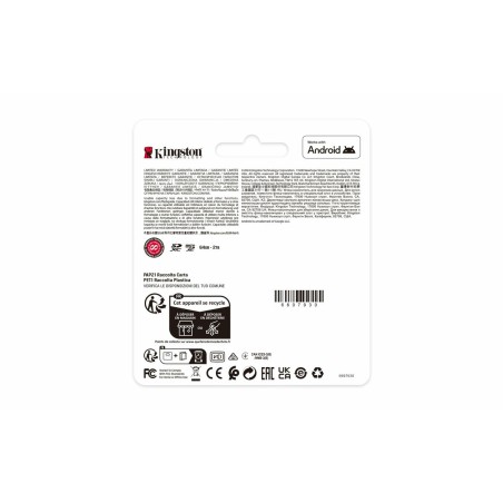 Scheda Di Memoria Micro SD con Adattatore Kingston SDS3/64GB 64 GB
