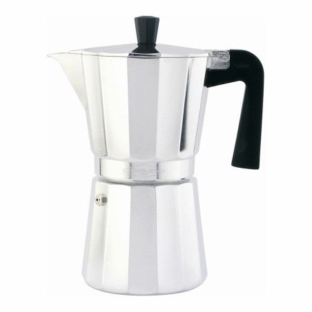 Caffettiera Italiana Oroley New Vitro Alluminio 9 Tazze