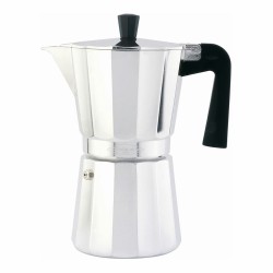 Caffettiera Italiana Oroley New Vitro Alluminio 12 Tazze