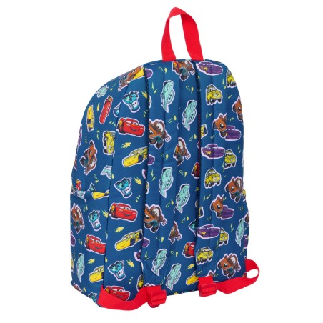 Zaino per Portatile Cars Racing Blu Marino