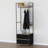 Armadio Max Home Stoffa Acciaio Melammina Truciolare 60 x 175 x 40 cm