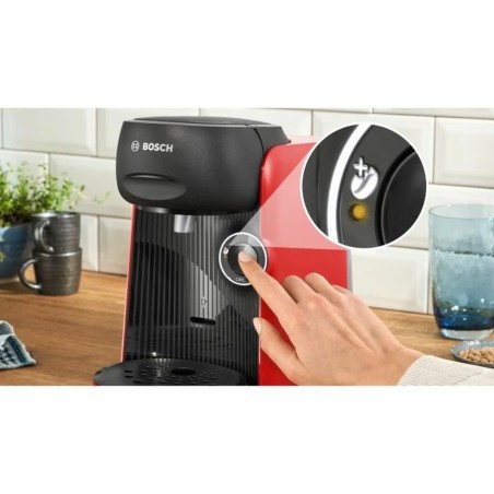 Caffettiera con Capsule BOSCH TAS163E T16 Finesse Nero Rosso rouge 1400 W 700 ml