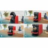 Caffettiera con Capsule BOSCH TAS163E T16 Finesse Nero Rosso rouge 1400 W 700 ml