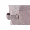 Cestino DKD Home Decor Giallo Azzurro Rosso Granato Tela Moderno 20 x 16 x 15 cm (3 Unità)