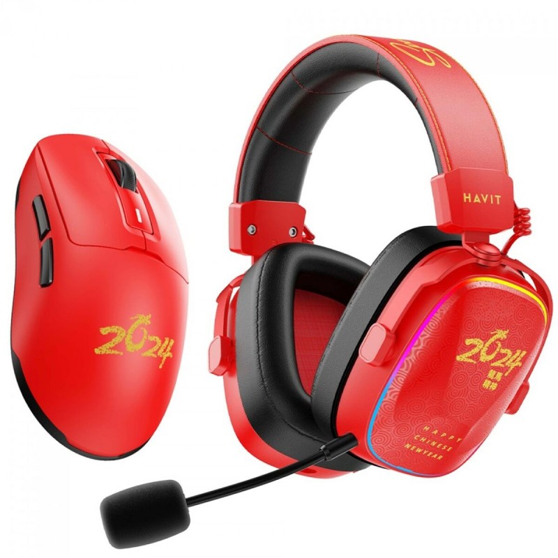 Auricolari con Microfono Gaming Havit H2039BG Auricolari con Microfono Gaming Havit H2039BG