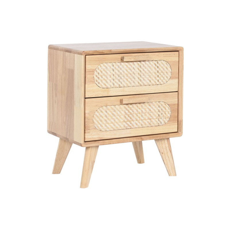 Comodino Home ESPRIT Legno Metallo Rattan 40 x 30 x 48 cm Comodino Home ESPRIT Legno Metallo Rattan 40 x 30 x 48 cm