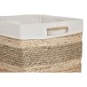 Set di Cestini Home ESPRIT Naturale Erba di mare Tropicale 40 x 33 x 28 cm 3 Pezzi