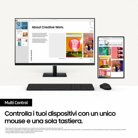 Monitor Gaming Samsung LS27DM502EUXEN Full HD 27"