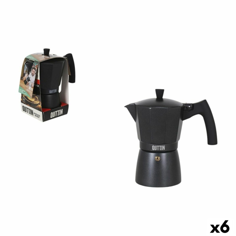 Caffettiera Italiana Quttin 6 Tazze (6 Unità) Caffettiera Italiana Quttin 6 Tazze (6 Unità)