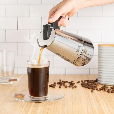 Caffettiera Italiana Quttin 9 Tazze (6 Unità)
