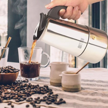 Caffettiera Italiana Quttin 9 Tazze (6 Unità)
