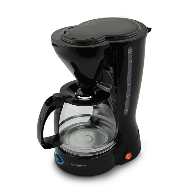 Caffettiera Elettrica Esperanza EKC009 Nero 800 W 1,5 L Caffettiera Elettrica Esperanza EKC009 Nero 800 W 1,5 L