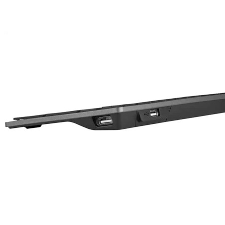 Tastiera A4 Tech A4TKLA47125 Bianco Nero Grigio QWERTY