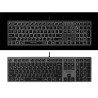 Tastiera A4 Tech A4TKLA47125 Bianco Nero Grigio QWERTY