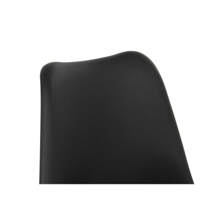 Sedia DKD Home Decor Nero Dorato Poliestere Metallo 62 x 58 x 73 cm