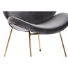 Sedia DKD Home Decor Nero Dorato Poliestere Metallo 62 x 58 x 73 cm