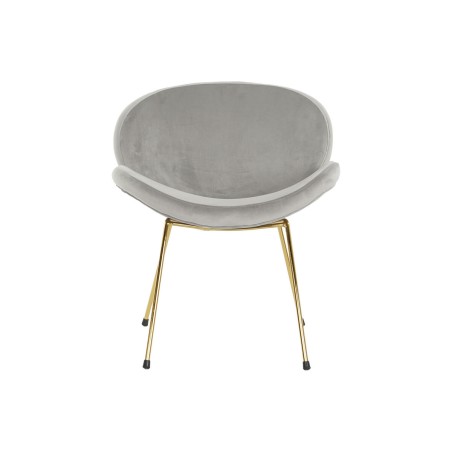 Sedia DKD Home Decor Dorato Grigio chiaro 62 x 58 x 73 cm