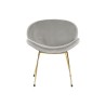Sedia DKD Home Decor Dorato Grigio chiaro 62 x 58 x 73 cm