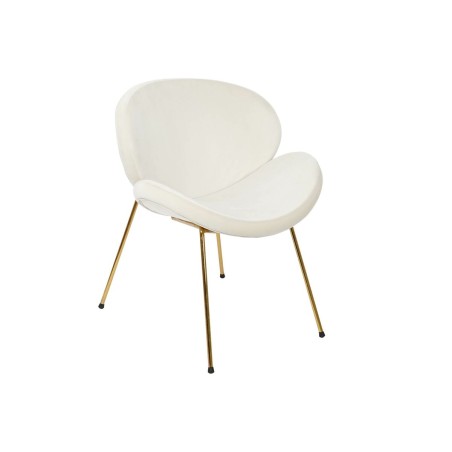 Sedia DKD Home Decor Bianco Dorato 63 x 57 x 73 cm