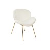 Sedia DKD Home Decor Bianco Dorato 63 x 57 x 73 cm