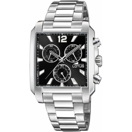 Orologio Uomo Lotus 18850/4 Nero Argentato
