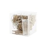 Ghirlanda di Luci LED DKD Home Decor Renna Cappe Marrone 6,5 x 1,4 x 5,8 cm