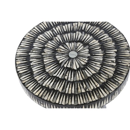 Tavolo aggiuntivo Home ESPRIT Nero Dorato 40 x 40 x 48 cm