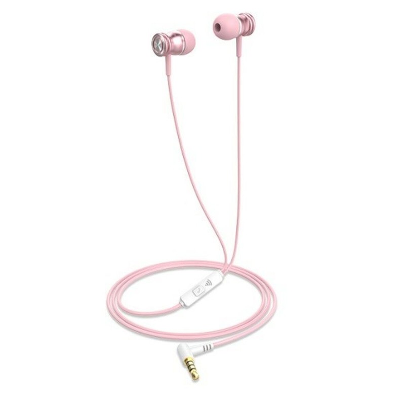 Auricolari con Microfono Havit E303P Rosa