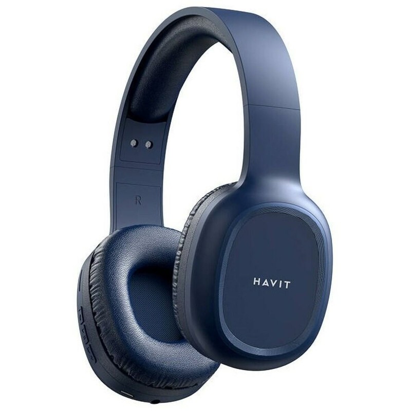 Cuffie Bluetooth a Fascia Havit H2590BT PRO Azzurro Cuffie Bluetooth a Fascia Havit H2590BT PRO Azzurro