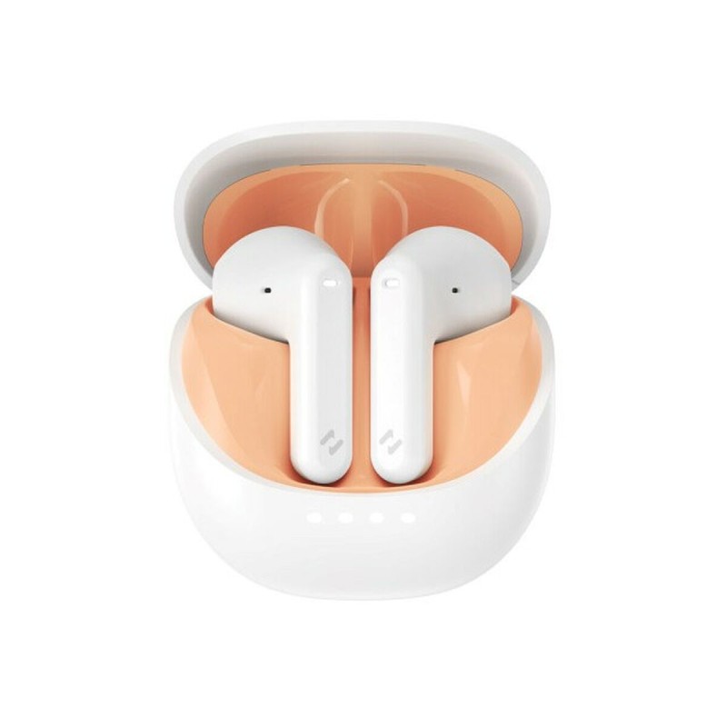 Auricolari Wireless con Custodia di Ricarica Havit TW931 Bianco Arancio Auricolari Wireless con Custodia di Ricarica Havit TW931 Bianco Arancio