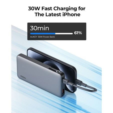 Powerbank Aukey PB-Y41 Grigio 10000 mAh