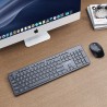 Tastiera e Mouse Wireless GEMBIRD KBS-WCH-04 Nero Inglese QWERTY