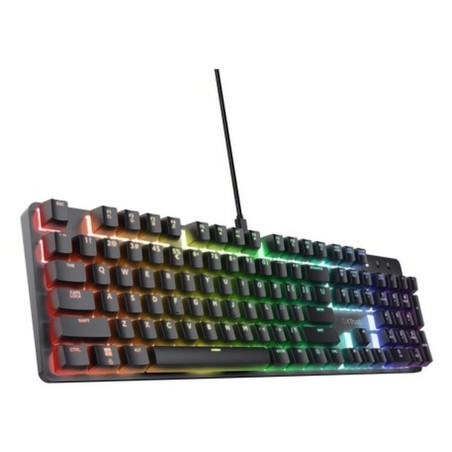 Tastiera per Giochi Trust GXT 871 Zora Nero Multicolore QWERTY Qwerty US