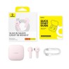 Auricolari Wireless con Custodia di Ricarica Baseus Bowie E16 Rosa